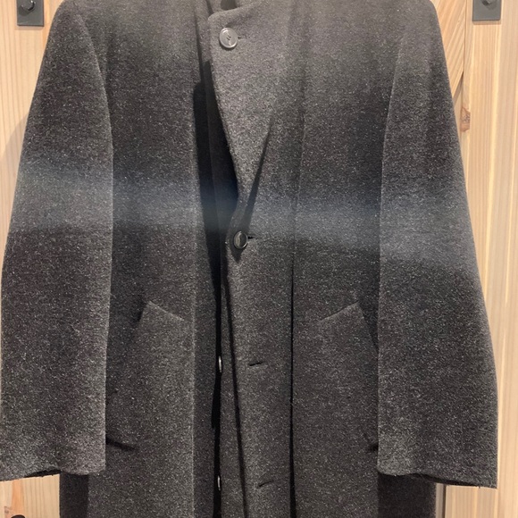 Hugo Boss Charcoal Grey Trench Coat - Picture 6 of 7